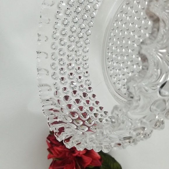 Antique EAPG Elson Glass Dewdrop Master Berry Bowl - Picture 7 of 16